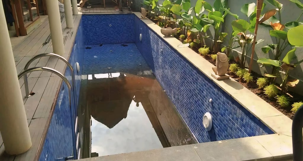 Perbaikan kebocoran kolam renang oleh dayanapool