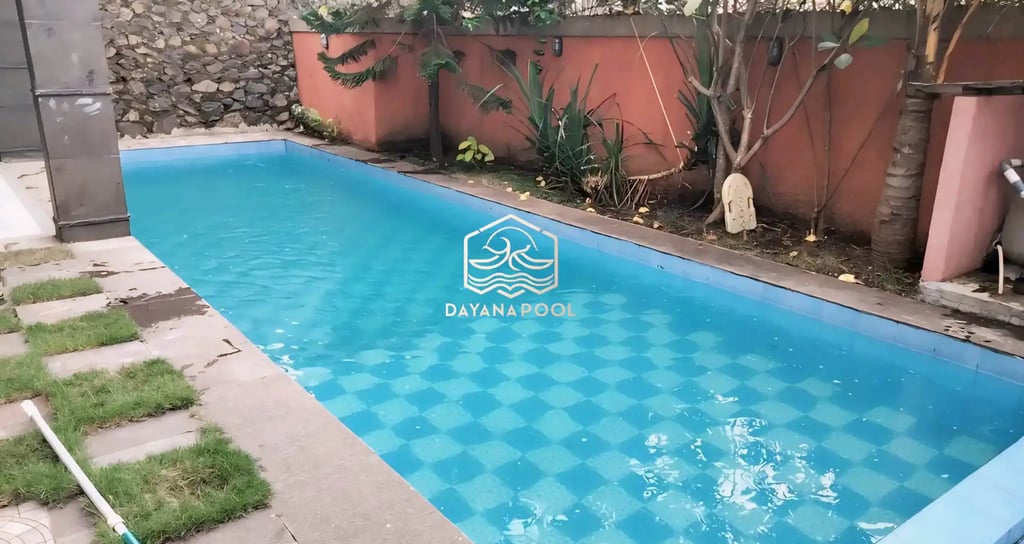 kolam renang overflow yang di buat dayanapool kota bandung