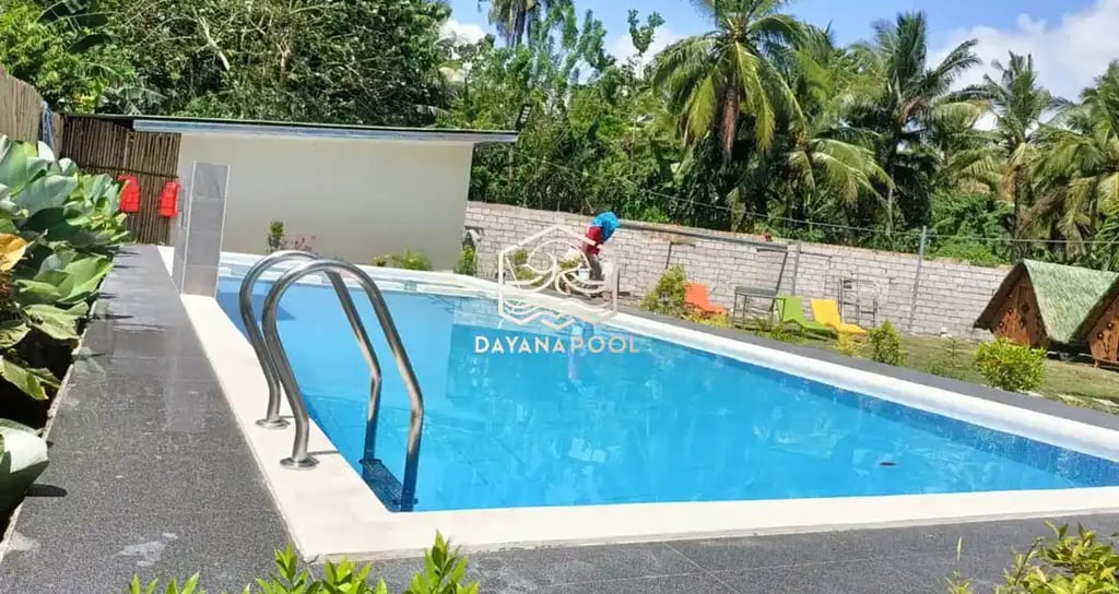 Kolam renang desain elegan di Brebes buata dari tim dayanapool