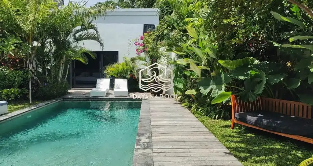 Kolam renang desain elegan di Magelang buata dari tim dayanapool