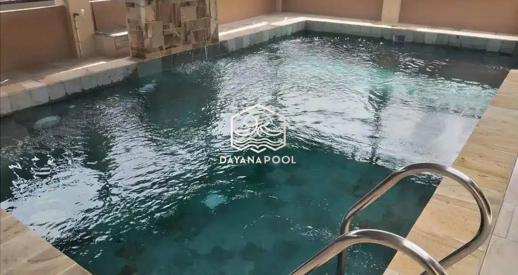 Kolam renang desain elegan di Demak buata dari tim dayanapool
