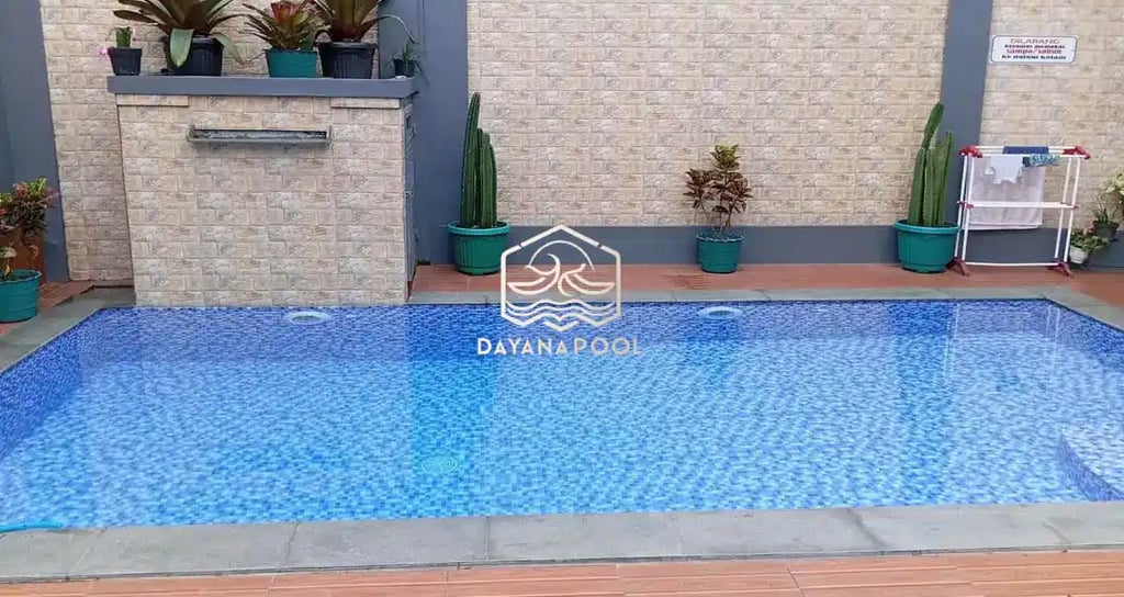 Kolam renang desain elegan di Pekalongan buata dari tim dayanapool