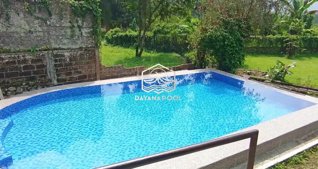 Kolam renang indah dan minimalis hasil pembuatan dari dayanapool