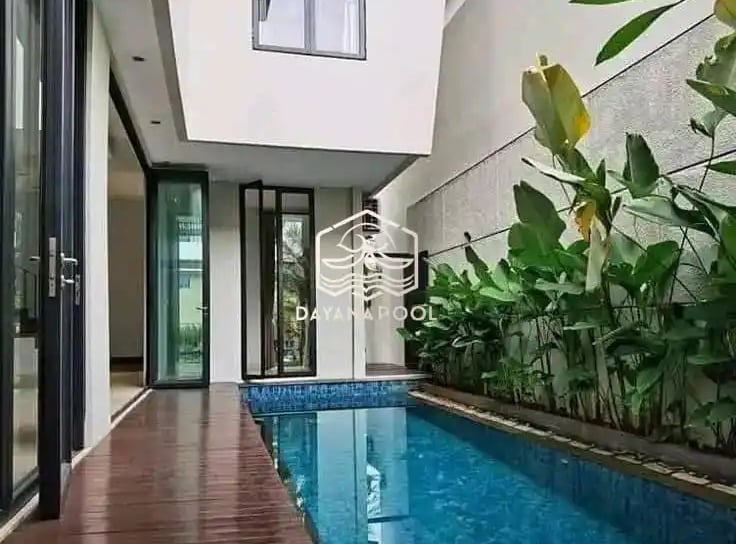 Kolam renang desain elegan di banten buata dari tim dayanapool