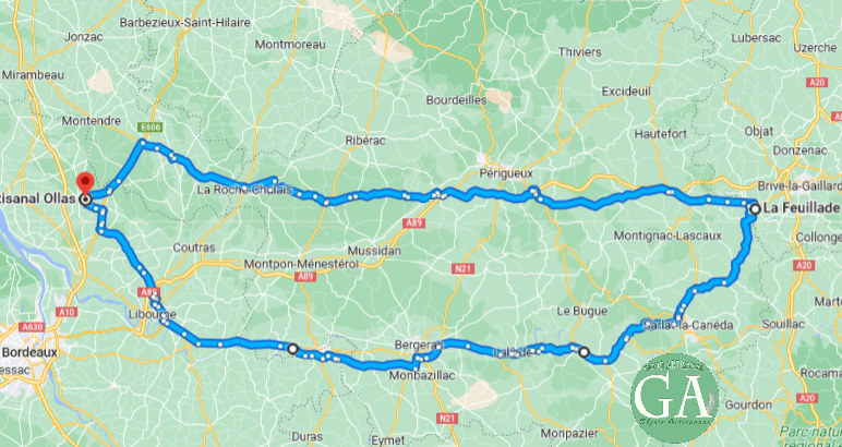 Ollas oyas Oyats Gironde, Dordogne, Corrèze Périgueux, Brive la Gaillarde, Sarlat la Canéda Bergerac