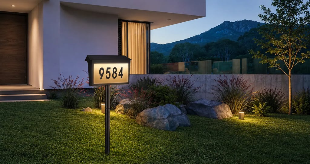 Placa residencial