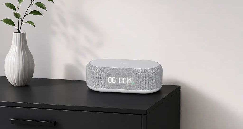 Relógio com carregamento sem fio