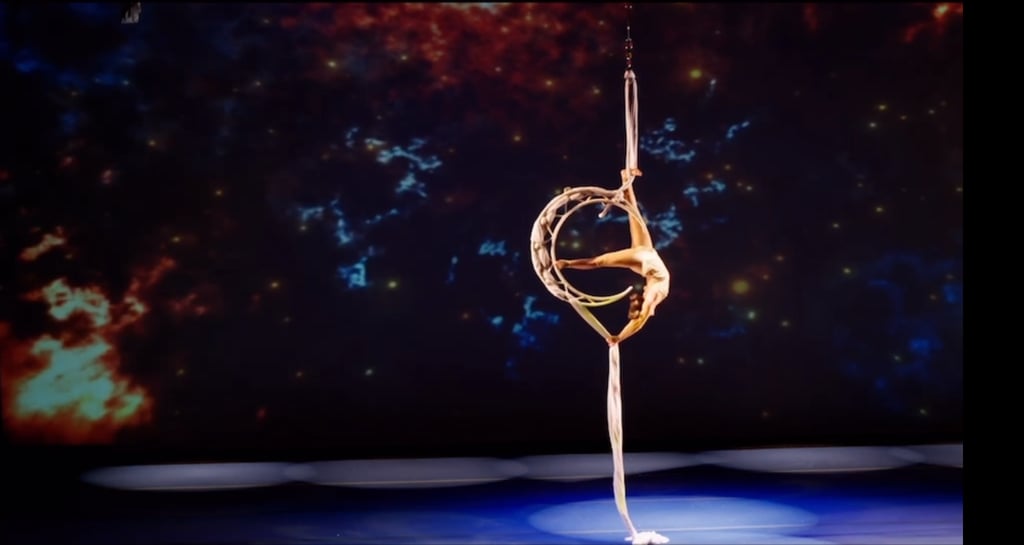 Becca Battoe performs on Aerial Moon & Silks - Aerialogists and Avatar Sports