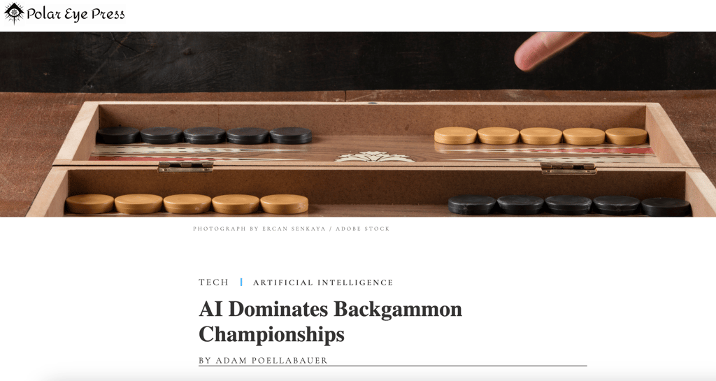 Model website based around a news article