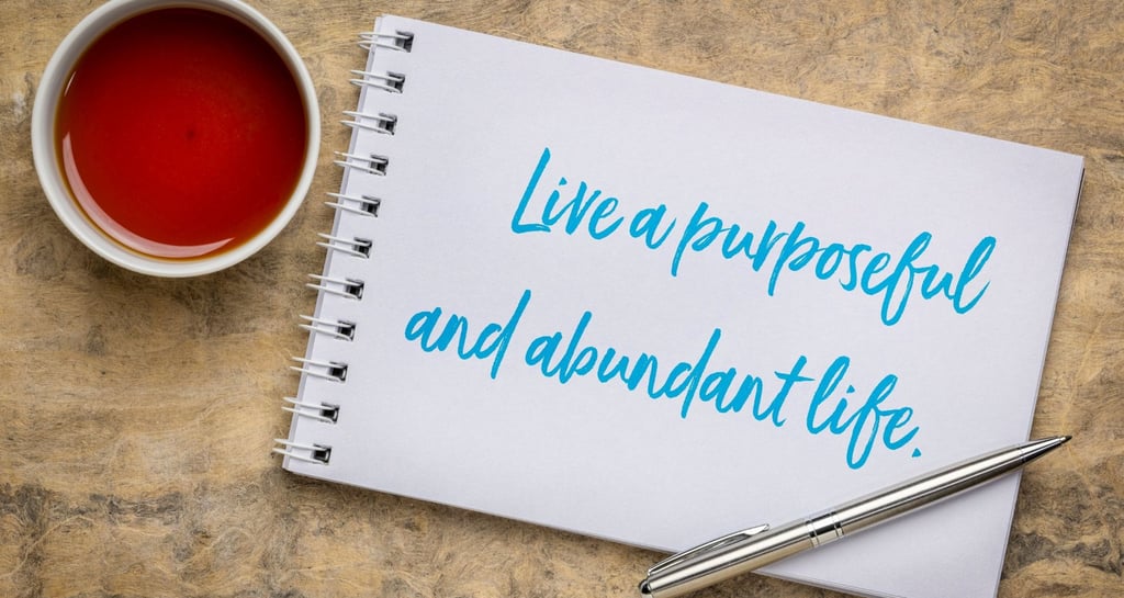 De stappen naar een betekenisvol leven vol financiële rust en overvloed