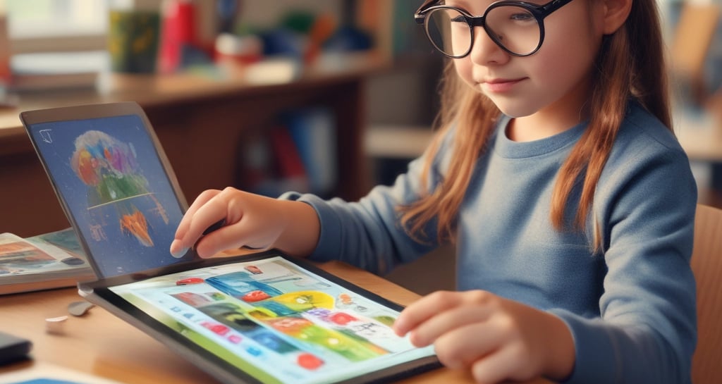 A colorful paintbrush set with a glowing 3D butterfly emerging above it.