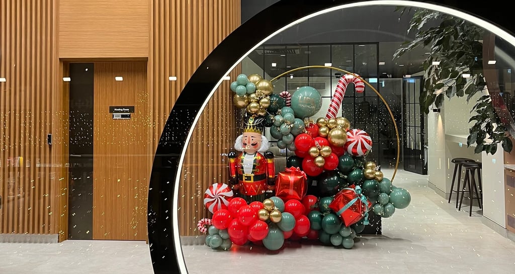 Joydeco London Christmas Balloons