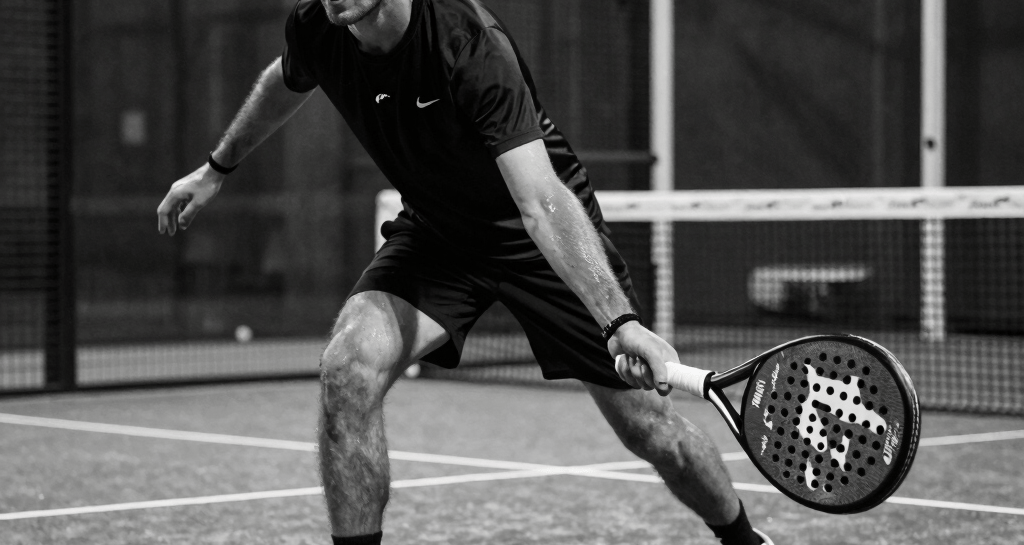 Flat lay of black and white merchandise including caps, shirts, and cards on a clean surface