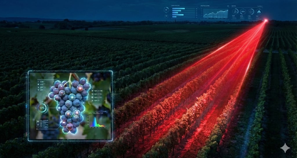 KWRYO, Dron scanning spectral laser reader