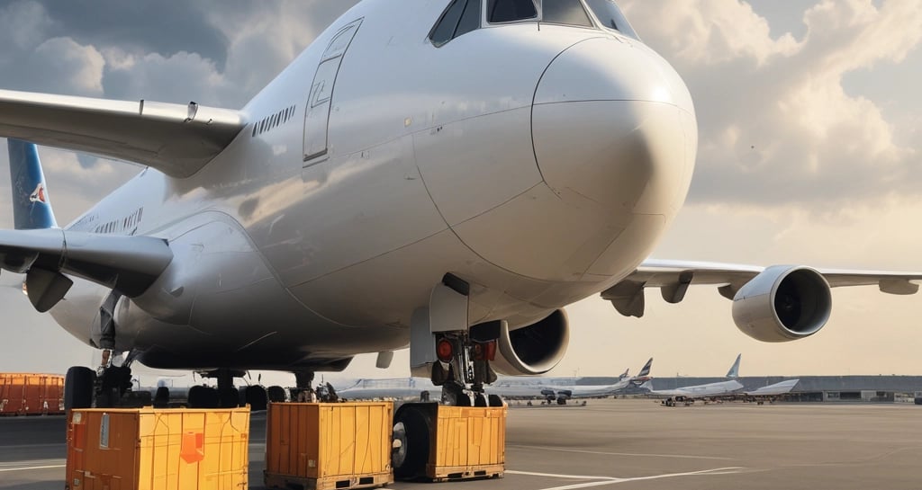 A busy warehouse with workers sorting different products.
