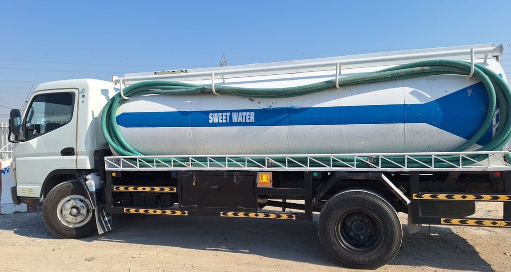sweet water tanker supply in dubai