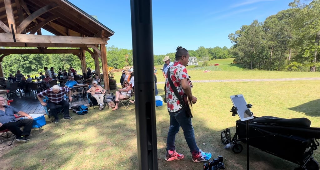 Eyen Georgia vineyard concert