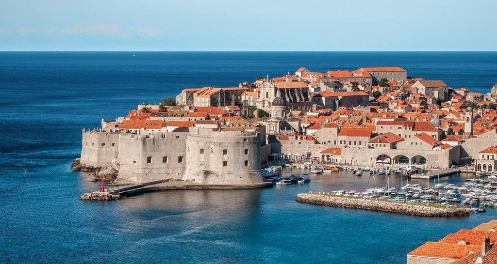 dubrovnik old town during summer