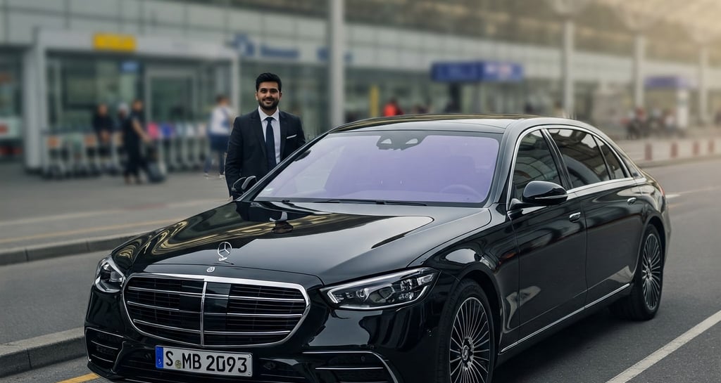 S class sedan chauffeur Service in London LHR Airport