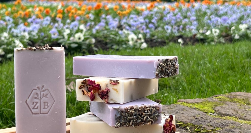 Zing's Botanicals natural soap selection