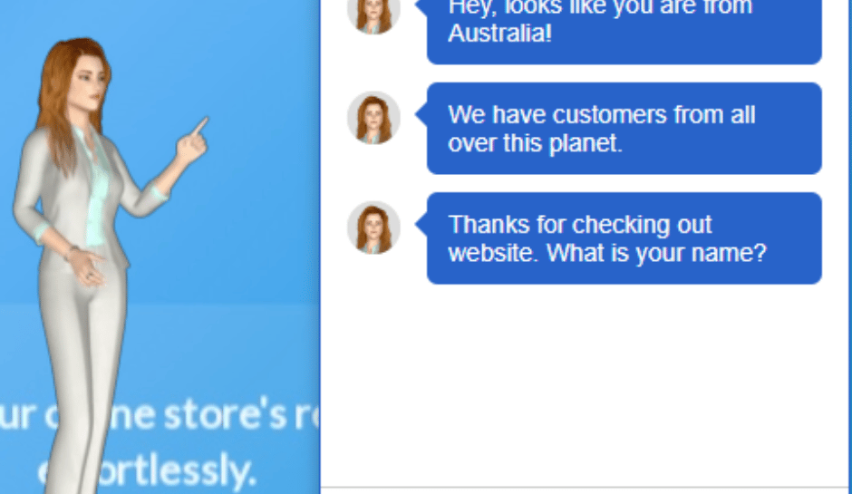 Avatar and chatbot sample.