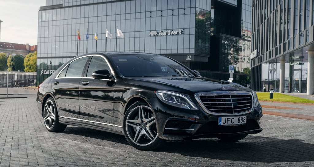 Mercedes S class nuoma su vairuotoju