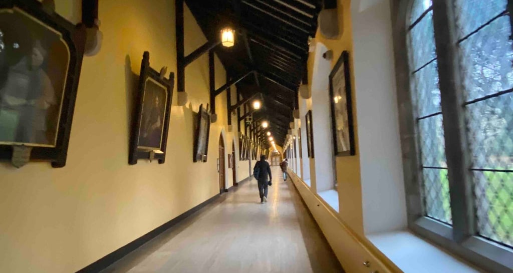 Maynooth University yellow cloister