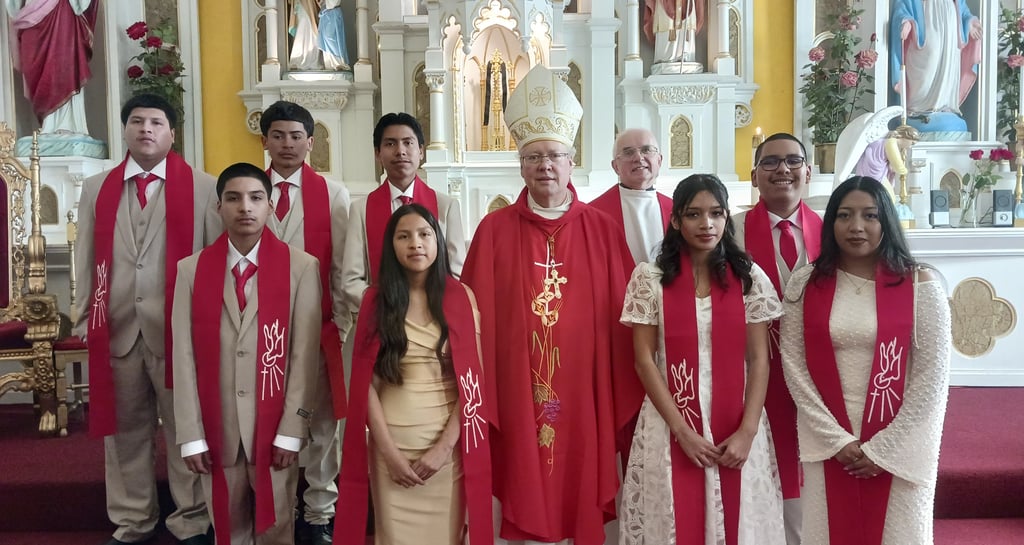 Sacrament of Confirmation in our Parish. March 23, 2025. Most Rev. Anthony Mikovsky