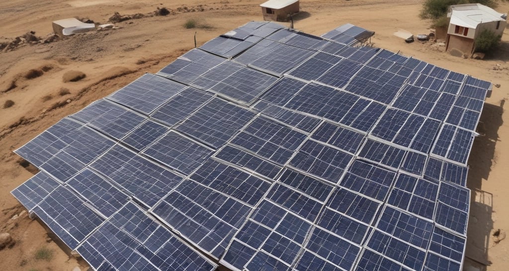 A team of engineers inspecting a high-voltage substation under clear skies.