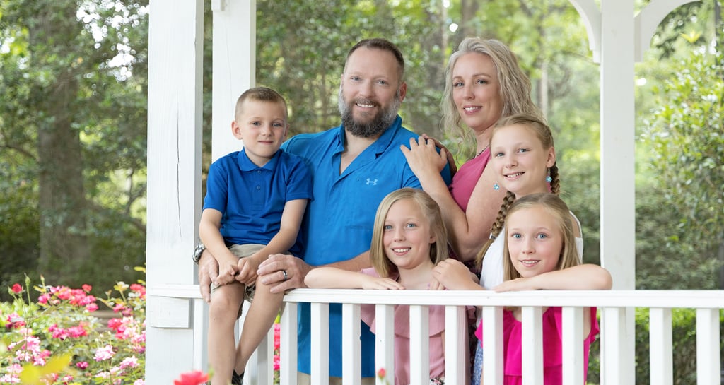 Family photography session in Summerville South Carolina natural light