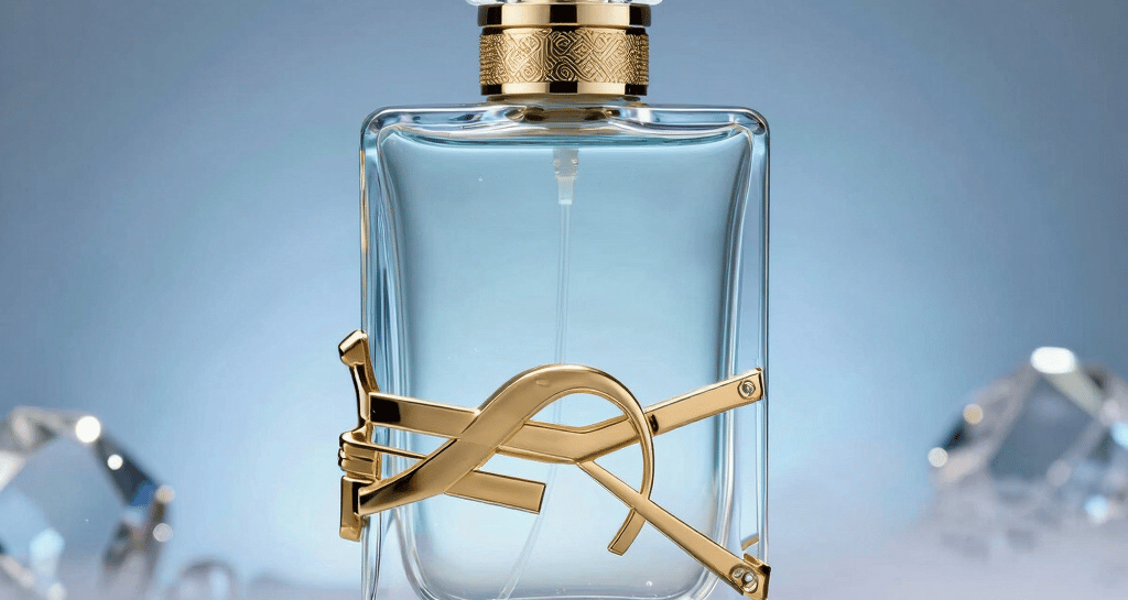 Elegant display of ds aroma’s traditional attar bottles with subtle floating animations and dark theme.