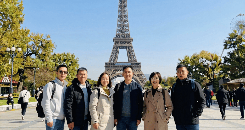 A vibrant sunset over a serene beach with gentle waves lapping the shore.