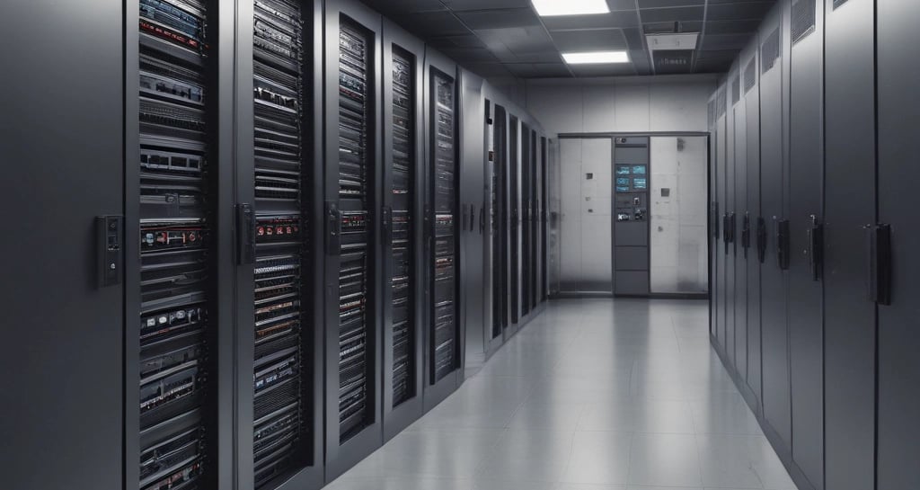 Biometric access control system installed at a corporate entrance.