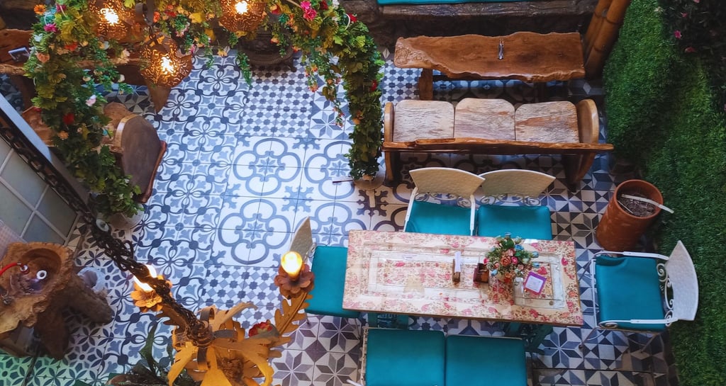 vista de interior  La Cascada Restaurant