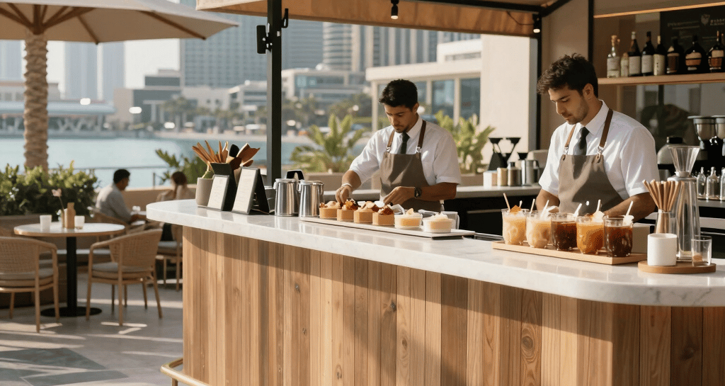 A lively event organized by noorvanta, with cheerful attendees and vibrant decorations.