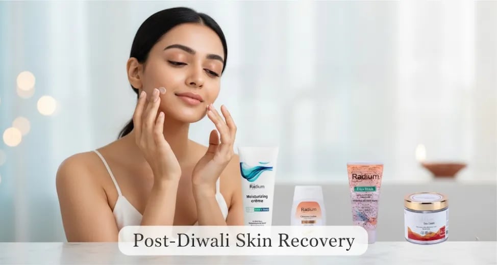 post diwali skin recovery