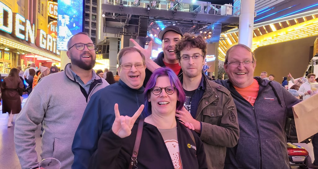 Me and the Crowdstrike gang in Vegas