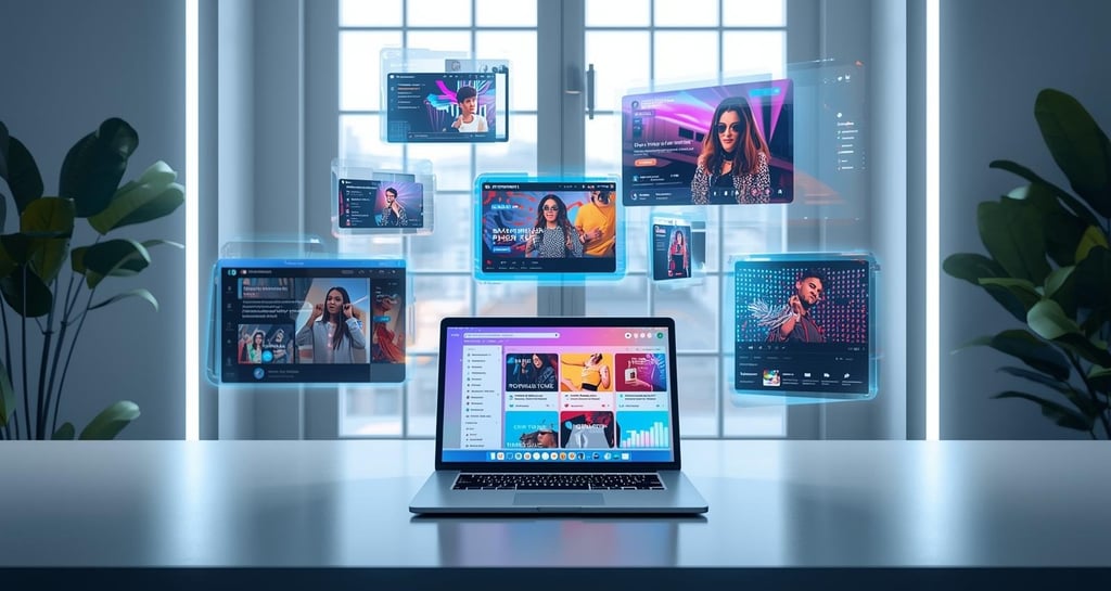 Predis Ai generated ads for different platforms