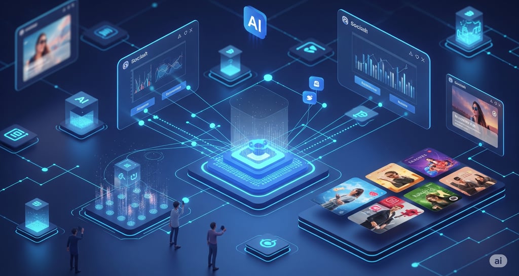 Predis Ai generated ads for different platforms