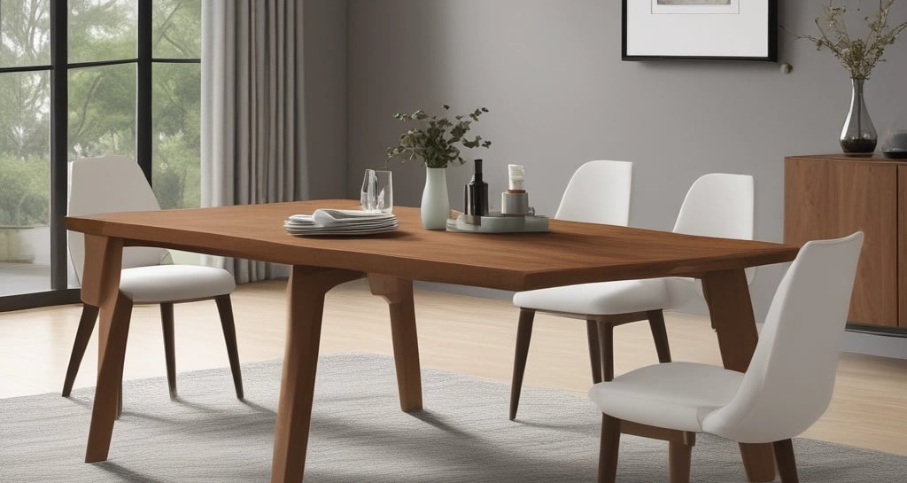 black dining set near white wall