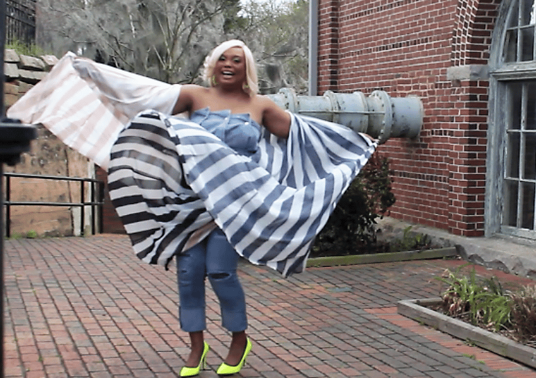Ursula Jennings – stylist on a professional branding photoshoot with Exclusif Spark
