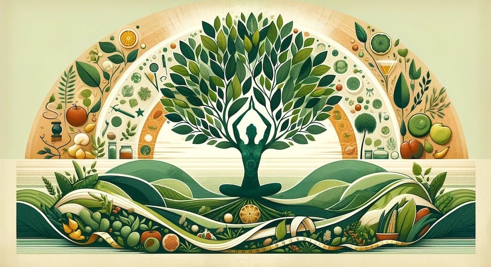 Sustainable Living tree of life
