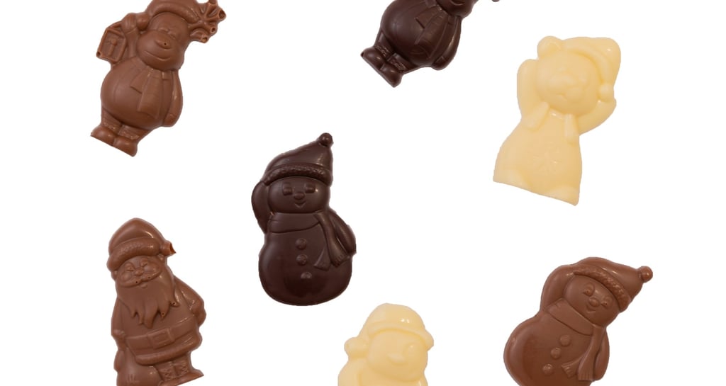Chocolade sneeuwpoppen, rendieren en ijsberen