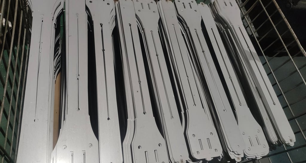 Laser cut stainless steel brackets for UK construction