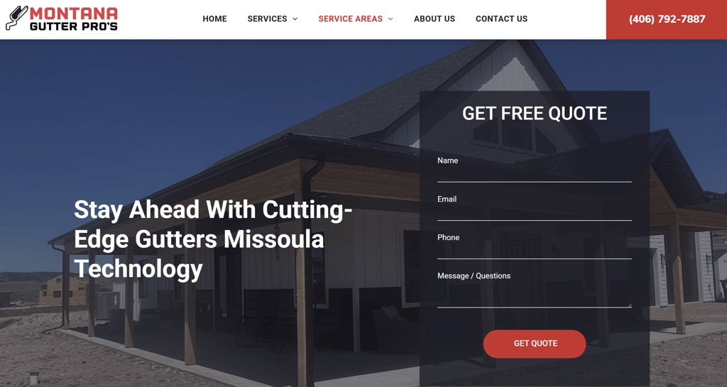 rain gutter services in Missoula Montana with Montana Gutter Pro's LLC