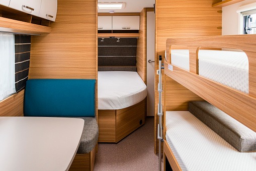 Beds made to fit your caravan and RV. French cut, Island bed or standard size mattress