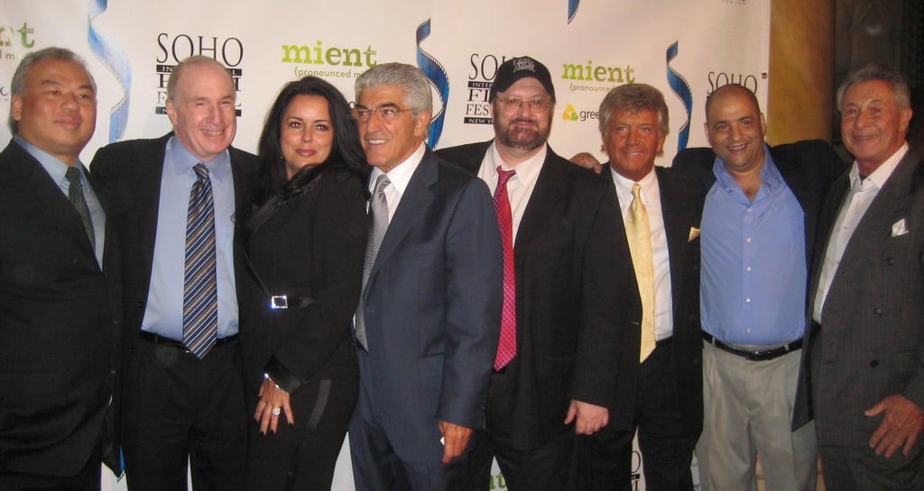 Louis Eloy with Mark Lipsky, Ileana Figliozi, Frank Vincent, John Gallagher and