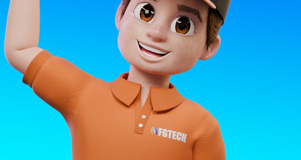 mascote 3D e personagem 3D