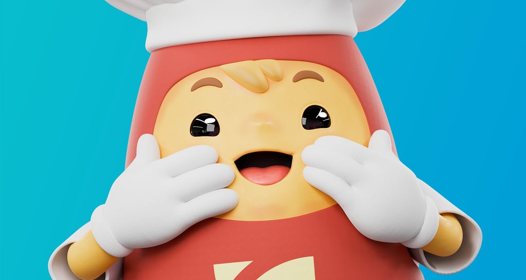 mascote 3d