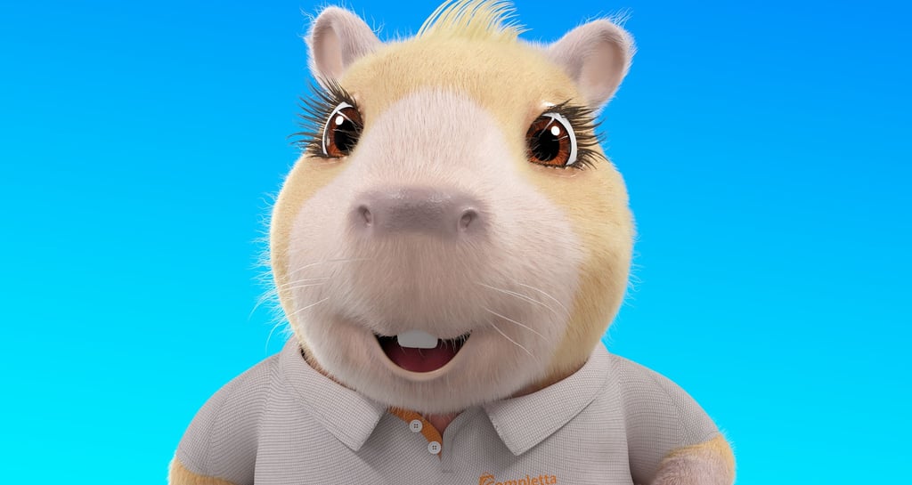 mascote 3D e personagem 3D